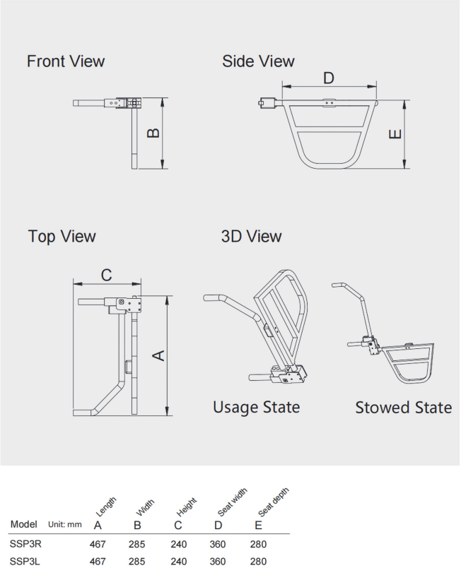 Seat Side Panel Seat Side Panel