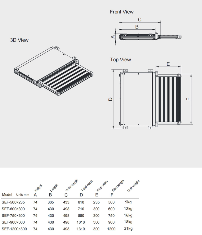 Aluminum Automatic Van Step Aluminum Automatic Van Step