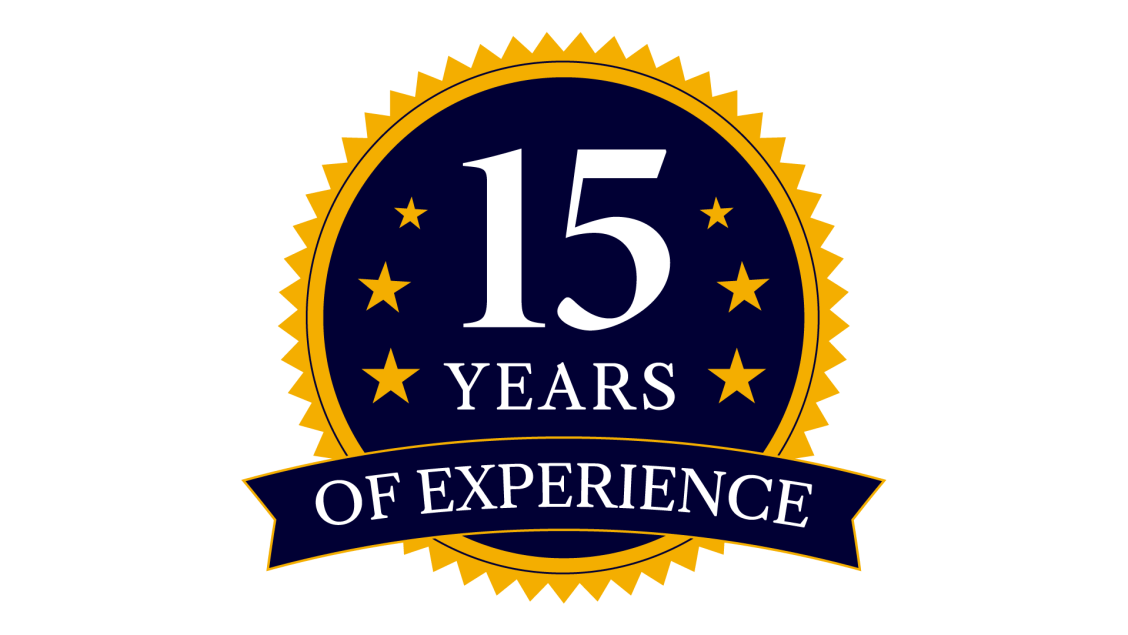 15 years experience